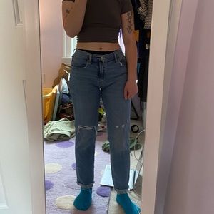 Gap jeans with small rips